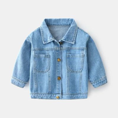 reclyeの子供のための卸し売りばねおよび秋の偶然の男の子のデニムのジャケット