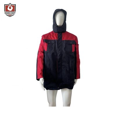 黒く長い袖のWorkwearの衣服の安全冬のジャケット