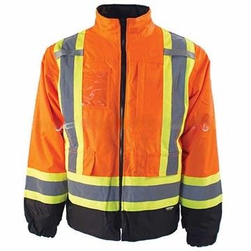 安全高い可視性の衣服の反射こんにちは気力はジャケットの働きを防水する