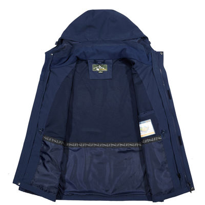 ウインドブレイカーの防水Softshellのジャケットの冬の羊毛ポリエステル ライニングのジャケット