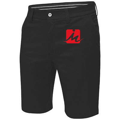 人の偶然の伸張のゴルフはポリエステル スパンデックスの速い乾燥した通気性のゴルフ不足分をショートさせる