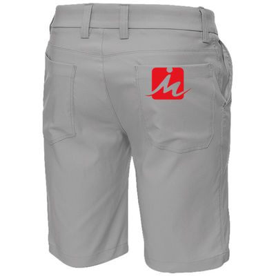 人の偶然の伸張のゴルフはポリエステル スパンデックスの速い乾燥した通気性のゴルフ不足分をショートさせる