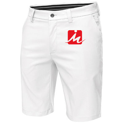 人の偶然の伸張のゴルフはポリエステル スパンデックスの速い乾燥した通気性のゴルフ不足分をショートさせる