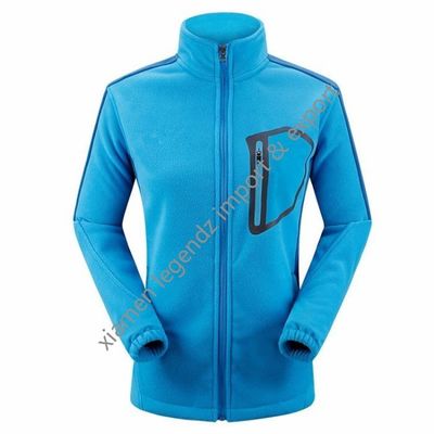 女性のための古典的なMountainneringのスポーツの冬のジャケットはポリエステル厚い羊毛のジャケットのファスナーを締める