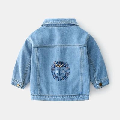 reclyeの子供のための卸し売りばねおよび秋の偶然の男の子のデニムのジャケット
