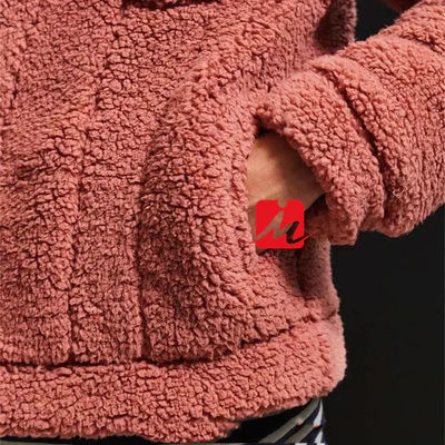 人のための冬2の箱のポケットshearlingの羊毛のsherpaのトラック運転手のジャケット